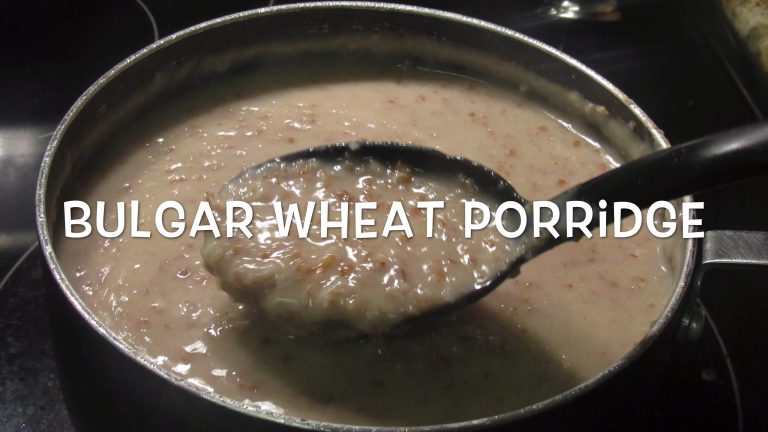 How to Make Jamaican Style Bulgur Porridge